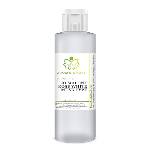 Miniatura 10 de Aroma Shore Aceite de perfume  Nuestra impresión de Jo Mal'One Rose White Musk, aceite corporal 100% puro sin cortar, nuestra interpretación, aceite