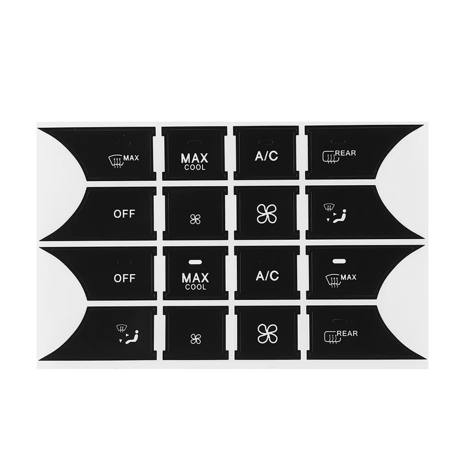 Repair Compatible with Benz 2007 2008 2009 2010 2011 2012 2013 2014 Car AC Control Button Repair Decals Steering Wheel Windo Sticker