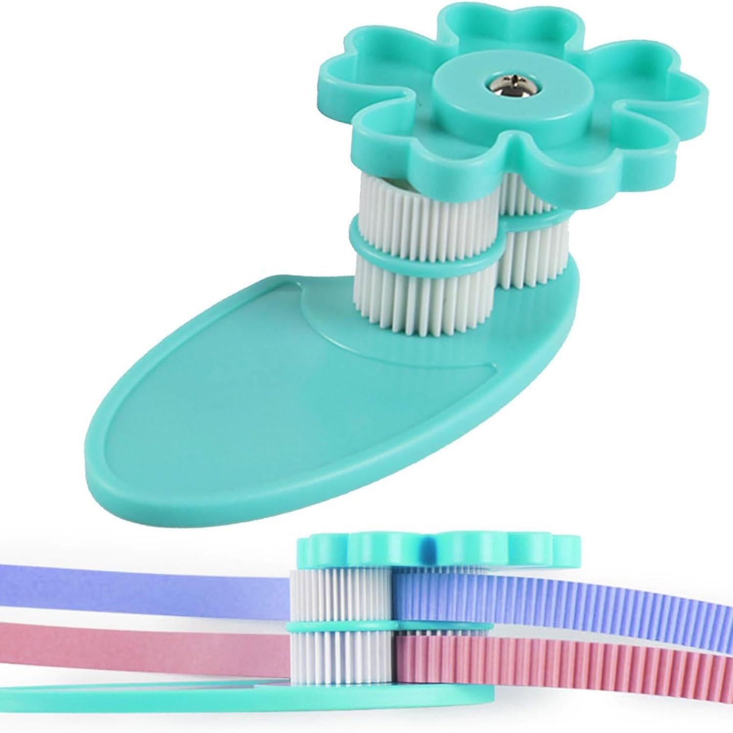 MINI Maszyna do Quilling Papierowa Pompon, kolorowe ręcznie robione narzędzia do zawijania kwiatów, regulowany obcinacz do papieru 0,3-4 mm, elektryczny długopis do papieru, pikowanie