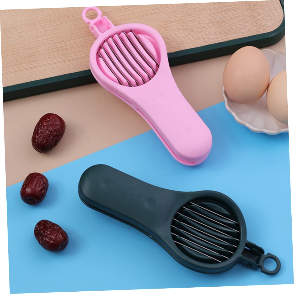 Garneck Cherry Pitter Slicer Ergonomic Handheld Fruit Core Tool for Cherry Jujube Multi-function Kitchen Slicer for Fruits Easy to Clean Comfortable Use