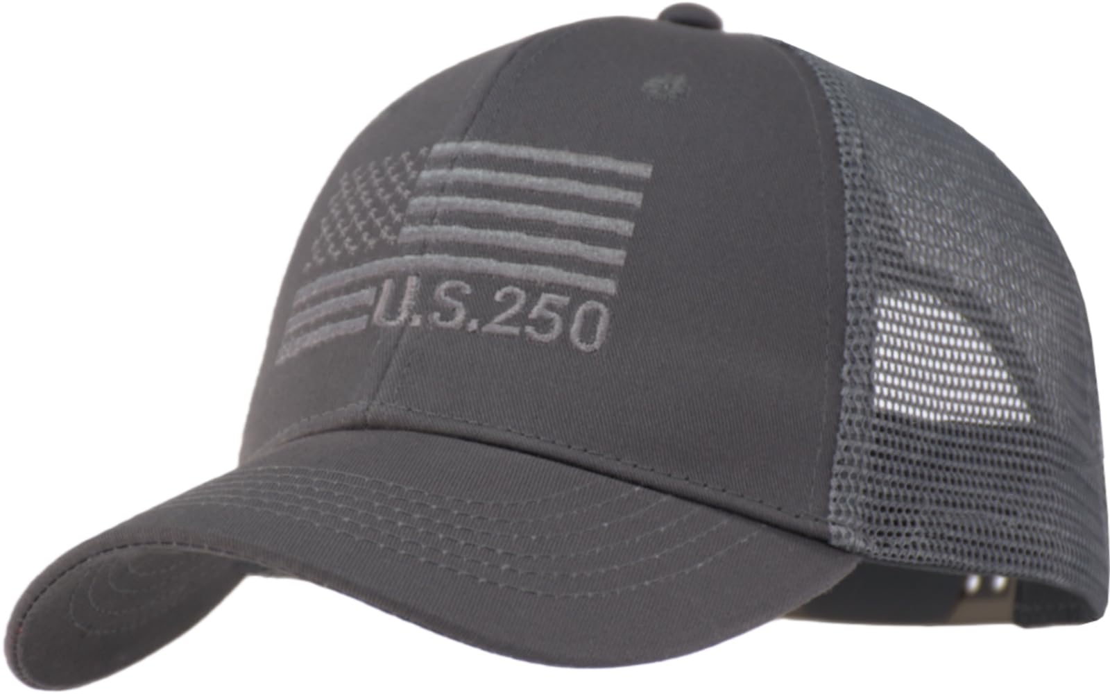American Flag Trucker Cap, Regular &amp; XL-3XL, Big Head Snapback Patriotic Baseball Hat (Up to Size 8)