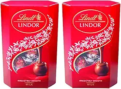 2 Caixas de 75g, Bombons de Chocolate Suiço, Lindt Lindor