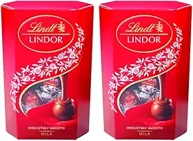 2 Caixas de 75g, Bombons de Chocolate Suiço, Lindt Lindor