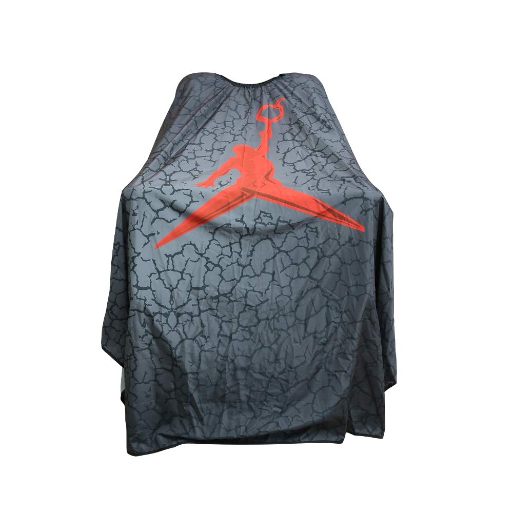 Capa de peluquería con cierre a presión, capa de peluquería profesional con cierre a presión, capa de corte de peluquería, tamaño: 50 x 60 pulgadas