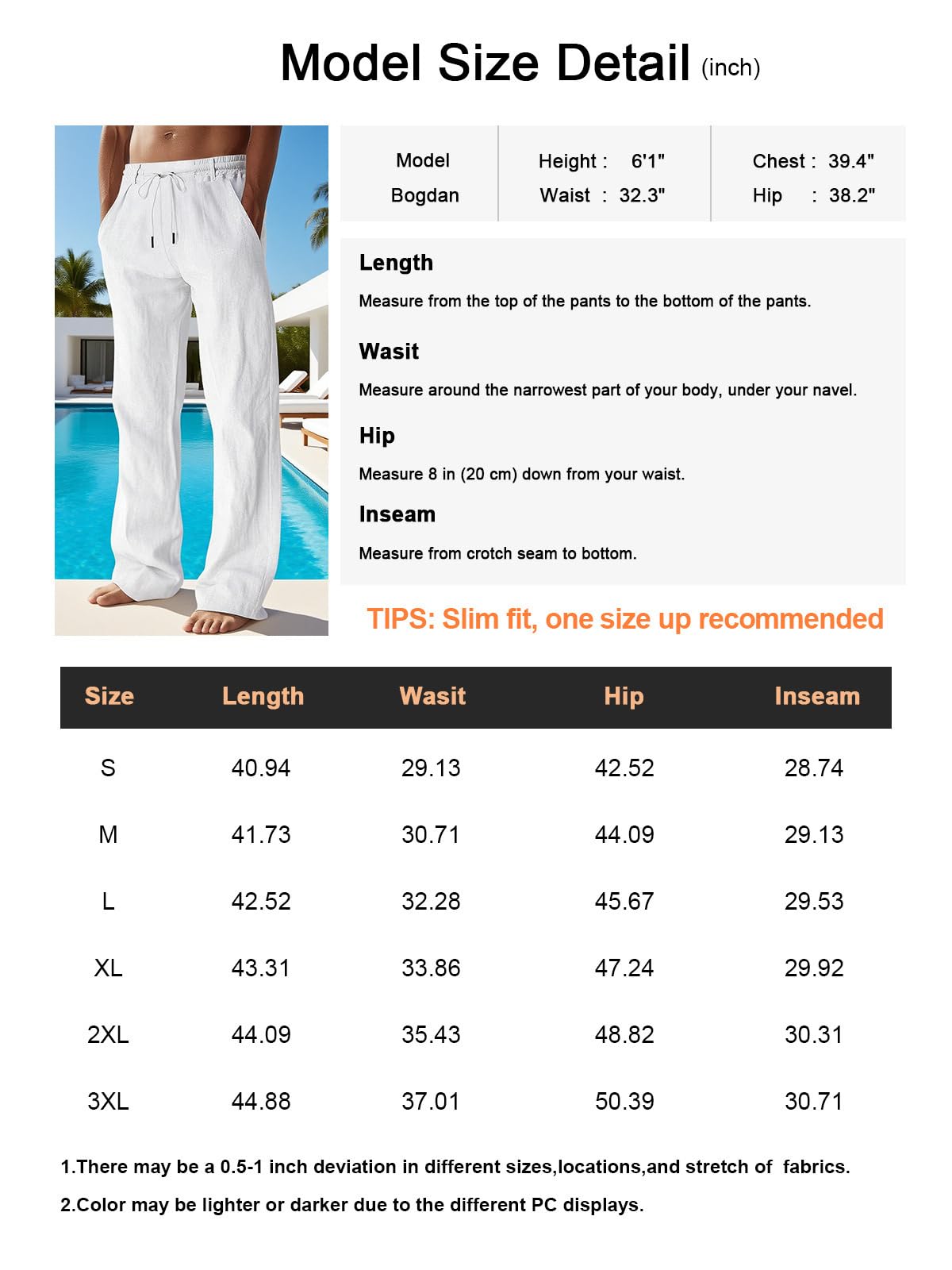 Pantalones de lino para hombre, ligeros, con cordón elástico, bolsillos en la cintura, ajuste holgado, pierna recta, verano, playa, yoga