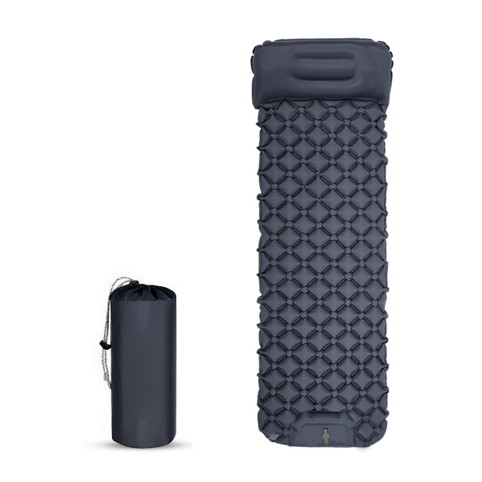 Ailelan Self Inflating Mattress Single, with Foot Pump Pillow for Camping