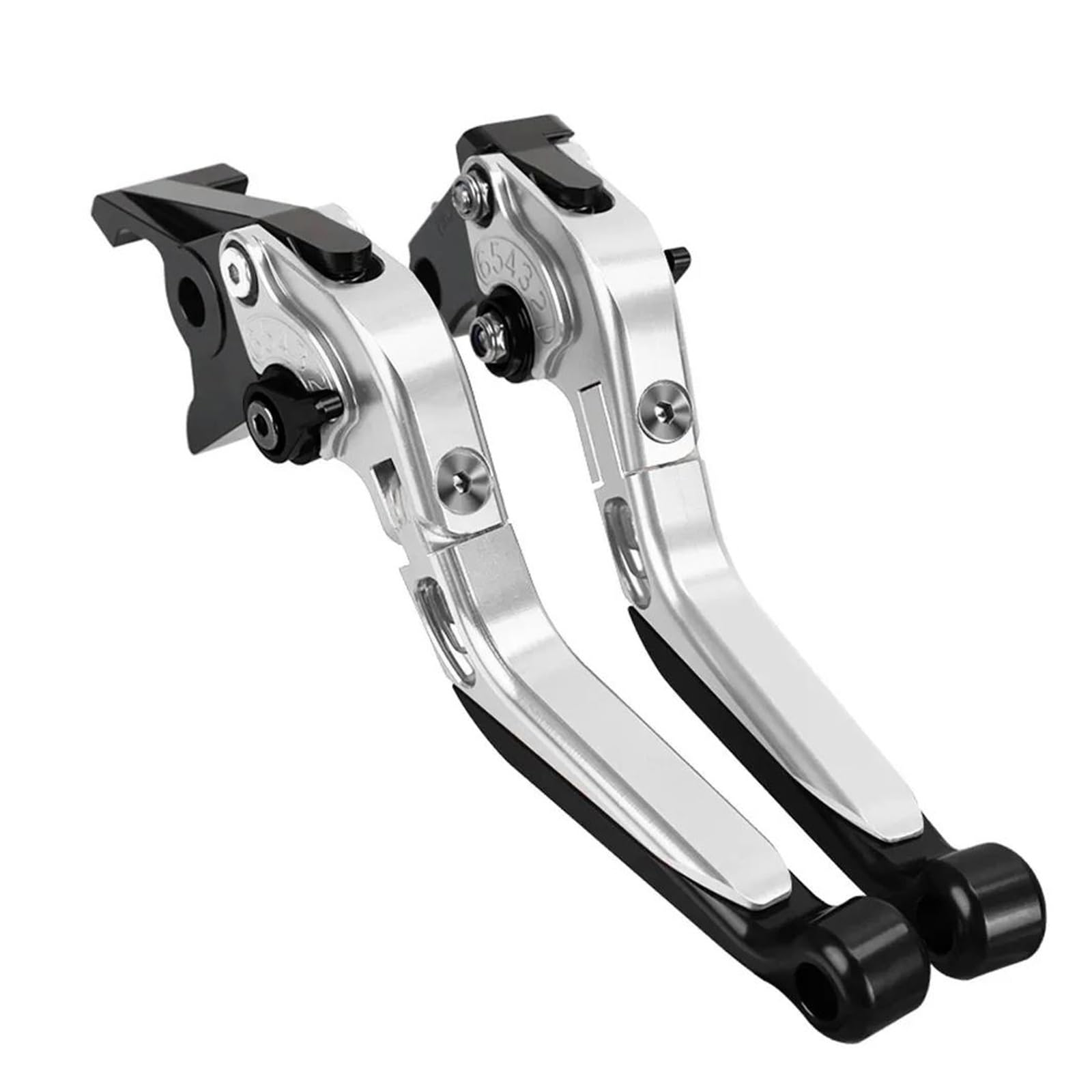 Rvevfbkbal Aa Brake Clutch Levers Adjustable Folding Extendable For Ninja 500 Ex500 Z500 2023-2025 Klr650 2022-2024 Klx300(Aa)