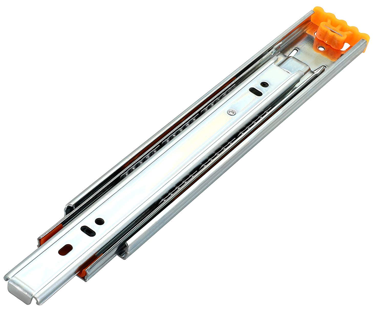 SANJARI Telescopic Drawer Channel (Premium) 20 Inch (500mm Length X 50MM Width) with 6 Ball Bearing Weight Capacity Upto 45 kg (Pack of 6 Pair) (Silver) 1