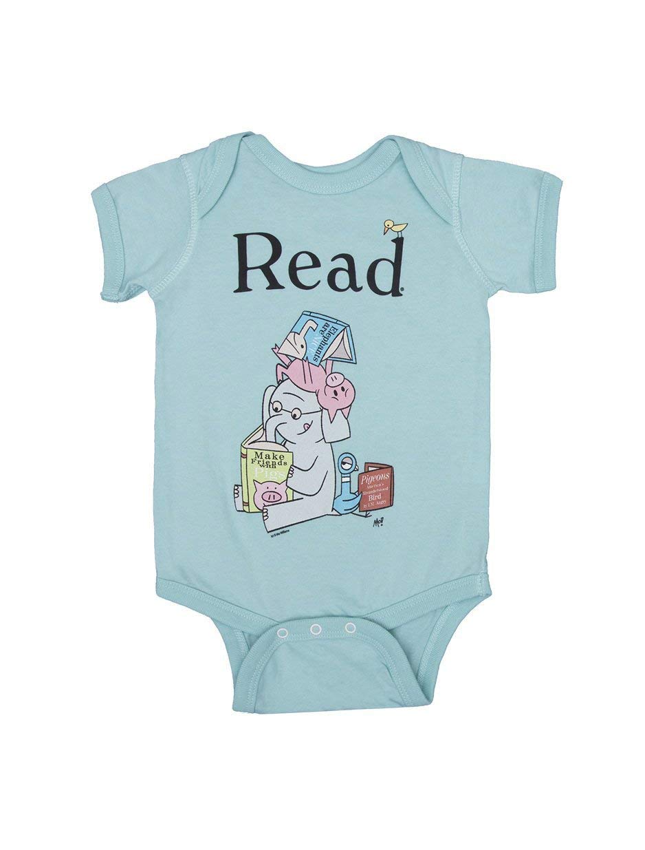 Out of Print Elephant & Piggie Read Baby Bodysuit