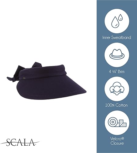 Miniatura 2 de Scala Sombrero de visera para mujer con ala grande