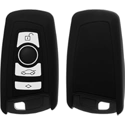 Funda Llave Bmw M Performance PhoneNatic Funda de Silicona para Mando de 4 Botones de BMW X3 F25, X5 F15 und X6 F16 en Negro Llave Plegable de 4-Key