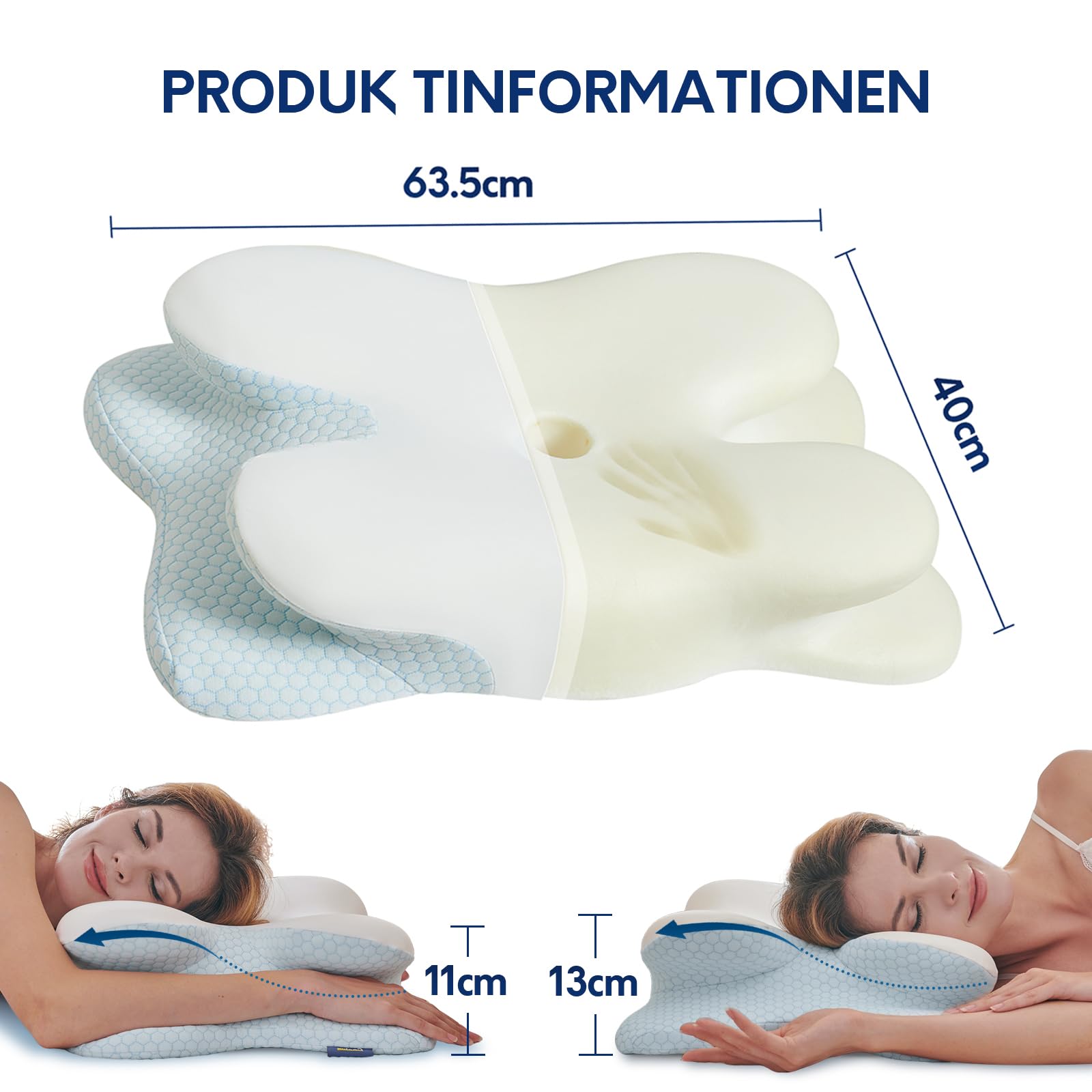 Klappmatratze 90x200 Gästebett mit Nackenkissen Set