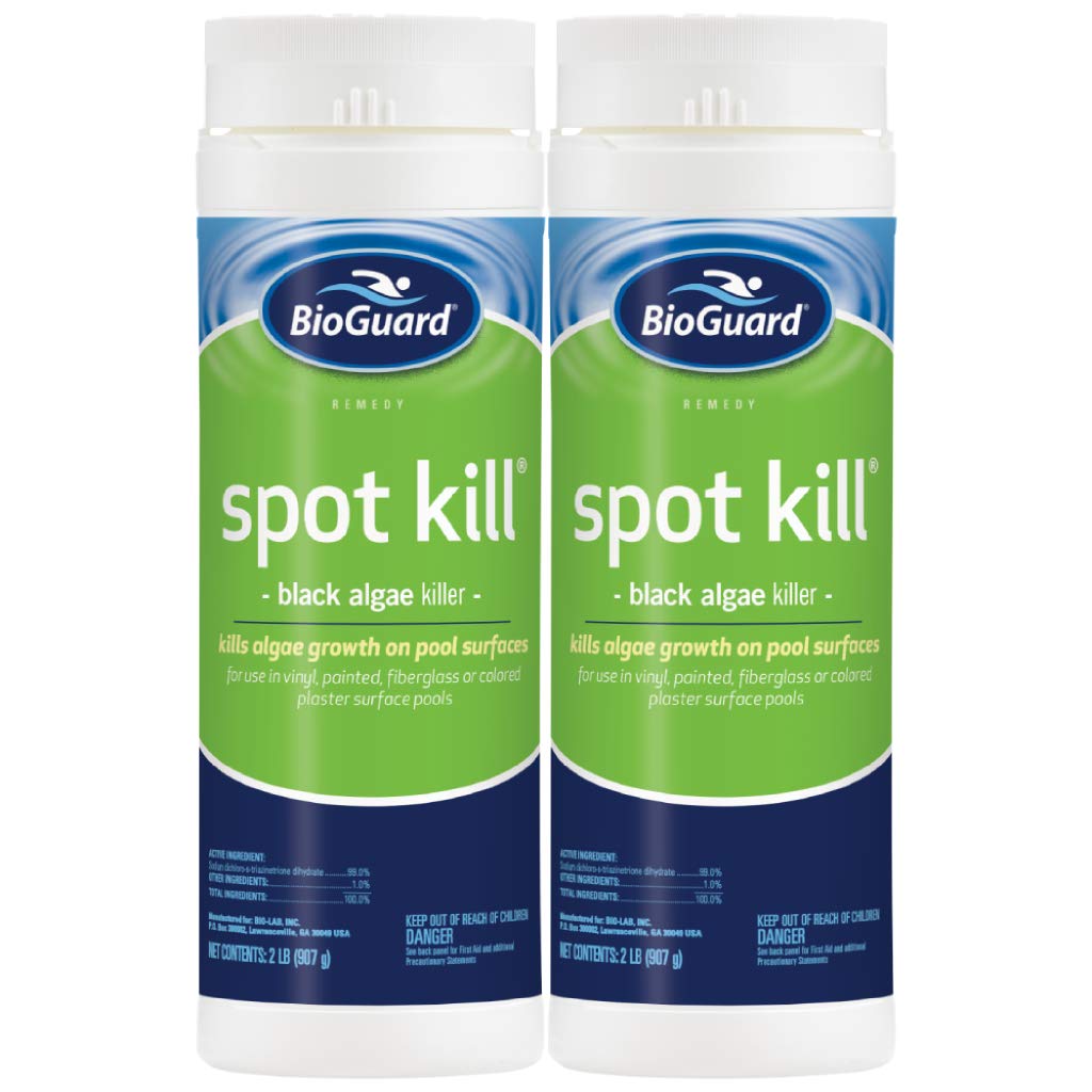 BioGuard Spot Kill, 2 lb, Pack of 2, Black Algae Killer, Stops Algae Growth, Fast Dissolving, Eliminates Algae Quickly & Easily
