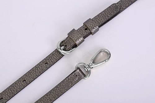 Miniatura 77 de Correa para bolso de mano Live UP, correas de cuero genuino de repuesto para bolso cruzado Marrón