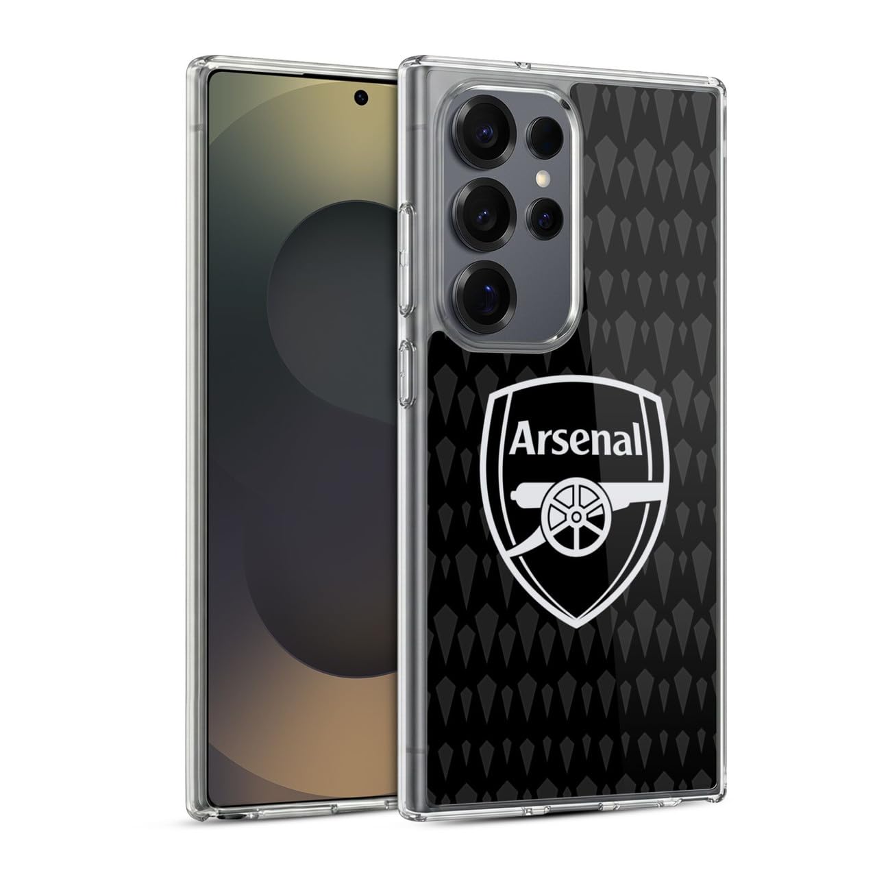 Head Case Designs Officially Licensed Arsenal FC Home Goalkeeper 2023/24 Crest Kit Gel Case [Military Grade Protection] Compatible with Samsung Galaxy S25 Ultra and Compatible with MagSafe
