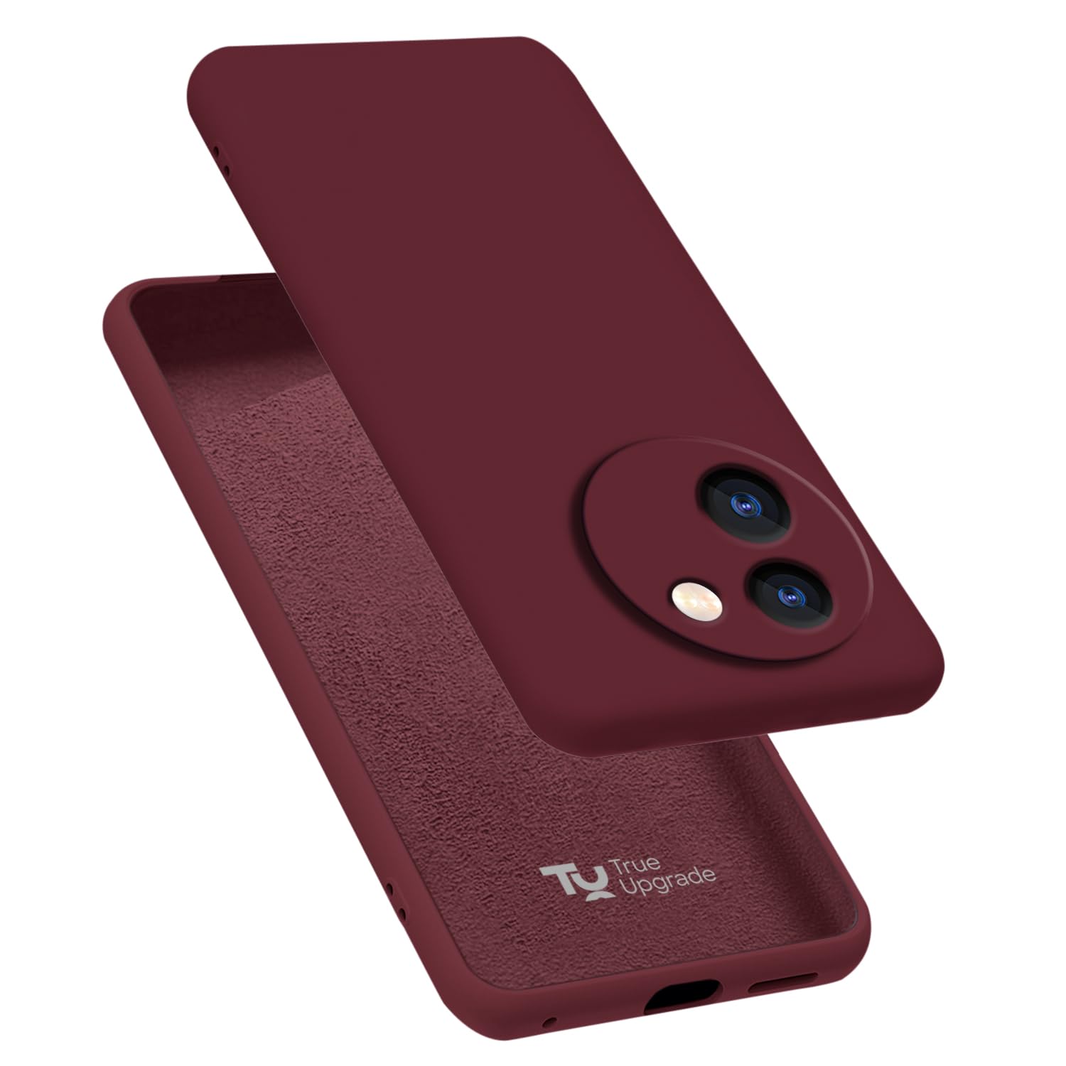 TRUEUPGRADE Liquid Silicone Designed Back Case Cover for Vivo V30e 5G | Microfiber Inside, Full Protection | Bumper Back Cover Case for Vivo V30e 5G - Wine (B0D8J7VP1Z) Amazon Price History, Amazon Price Tracker