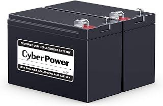 CyberPower RB1270X2C UPS Replacement Battery Cartridge, Maintenance-Free, User Installable, 12V/7Ah