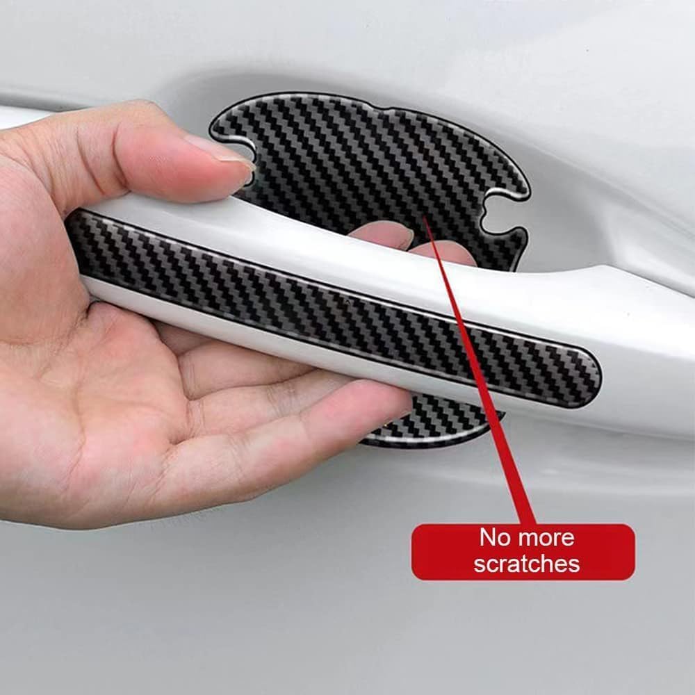 8 Pezzi Pellicola Protettiva In Fibra Di Carbonio Per Maniglie Jeep Renegade BU 2015-2025