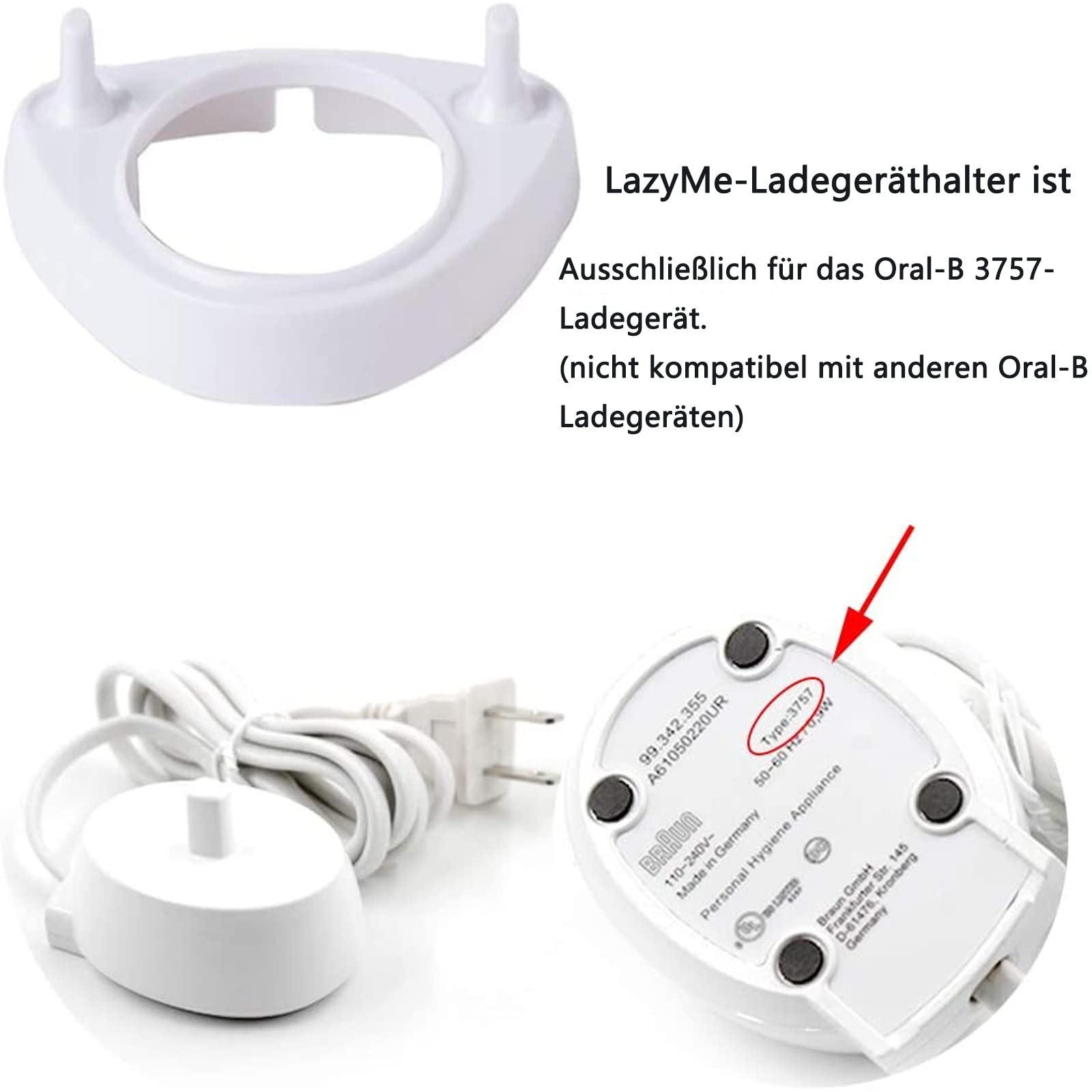 Elektrische Zahnbürsten Halterung - Praktischer Standfuß Fürs Badezimmer