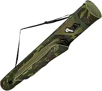 Capa para Varas Telescópica com Bolso Alça Lateral Suporte para Fixar Carretilhas Molinete Estojo Bolsa Mala Pesca Pescador Profissional Rio Tecido Resistente à Água Reforçada Nü Bag