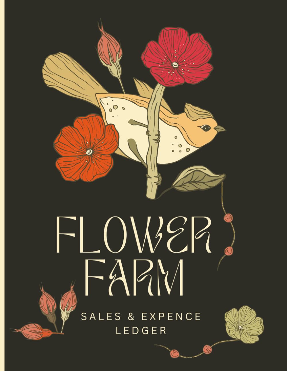 Flower Farm Track Your Sales, Expenses & Profits: Designed for Flower Farmers, Floral Business Owners, Local Florists, Market Bouquet Sellers Small ... Orders, Seed Costs, and Seasonal Income