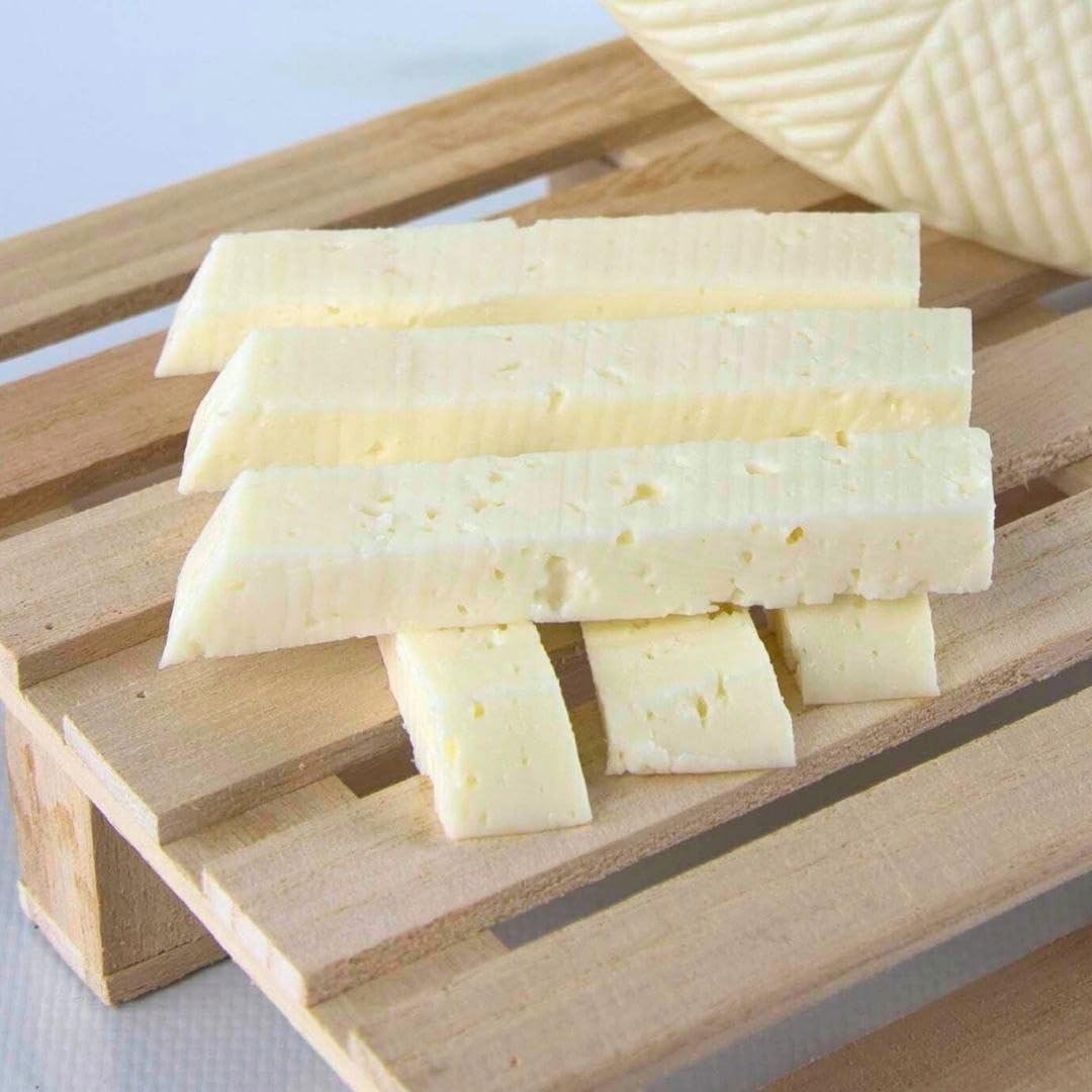SALETA® Queso Artesano Tierno de Oveja Entero Gourmet (0,5Kg) | Sin Conservantes ni Aditivos | Queso Pasteurizado | Leche Pasteurizada de oveja, cuajo y sal