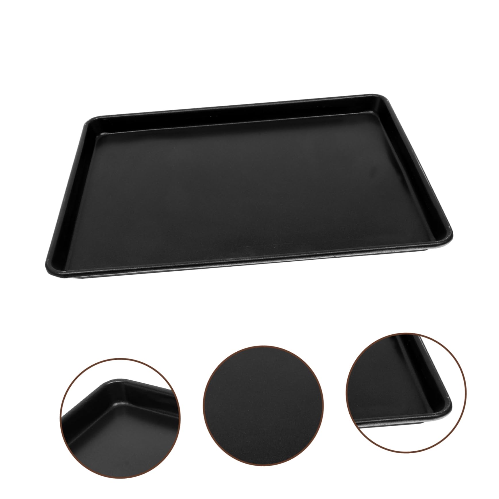 Alipis Plaque de Cuisson Rectangulaire Noir