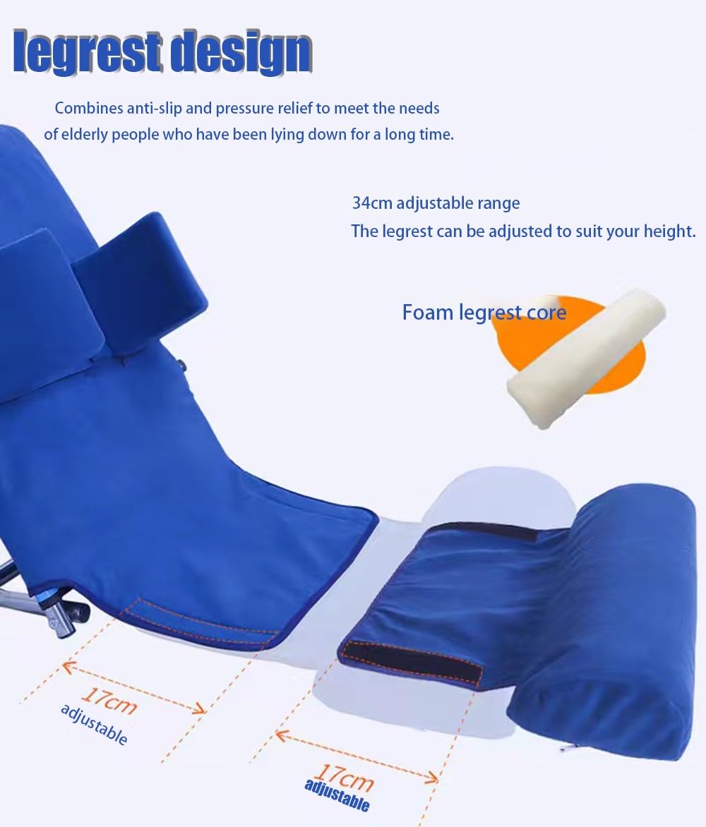 Fotrsta Supporto Schienale per Anziani Schienale, Supporto Regolabile Sit-Up Back Stand Assist per Letto con Sollevamento per Collo Ortopedico Supporto Lombare Supporto per Letto Wedge