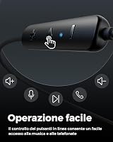 Căști in-ear sport SoundPEATS Q30HD Plus, Bluetooth 5.2, aptX HD, magnetice, cu microfon, USB Type-C, IPX6, autonomie 13 ore, iOS, Android, PC 4