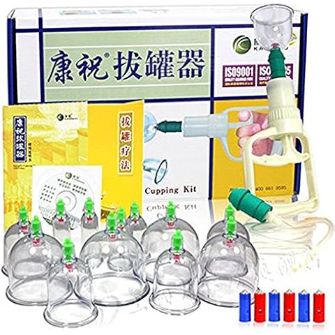 12 cups cupping set Biomagnetic Chinese Cupping Therapy Set Canister vacuum ordinary magnetic Cover