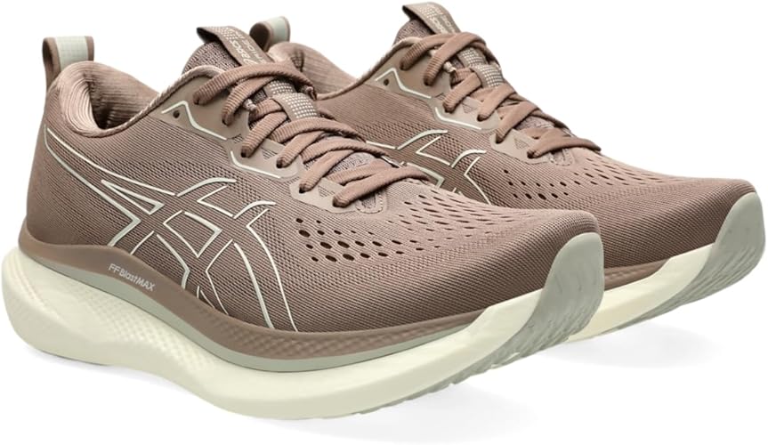 Amazon | ASICS メンズ GLIDERIDE MAX ランニングシューズ, バーチ