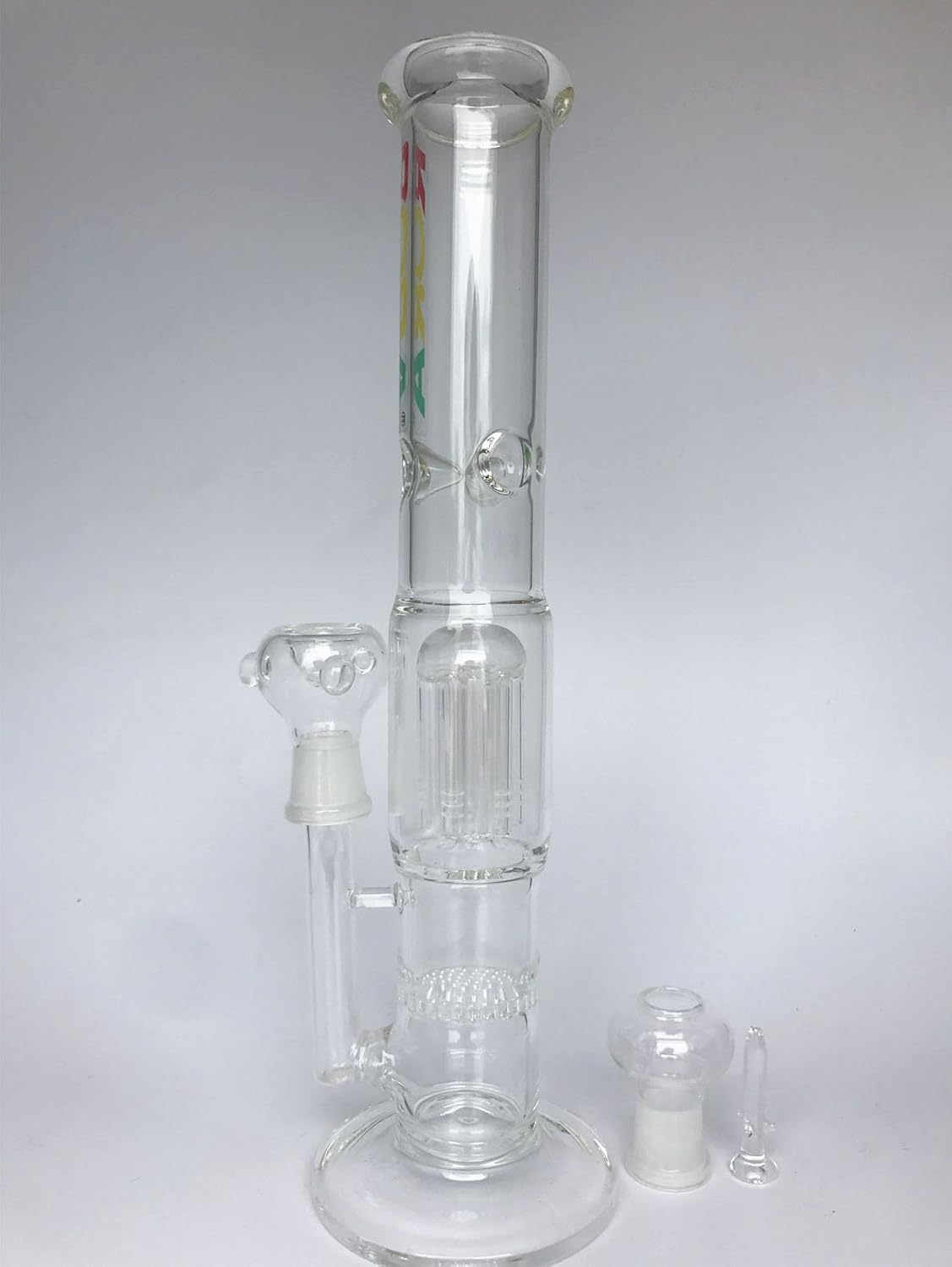 Amazon｜SunnyGlass ボング ガラスパイプ 34cm/Glass Bongs/Glass Water Pipes