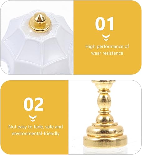 Miniatura 2 de Beaupretty Decoración de terrario Decoración de terrario Lámpara de mesa en miniatura Mini lámpara de noche Lámpara de noche Jardín Ollas Decoración