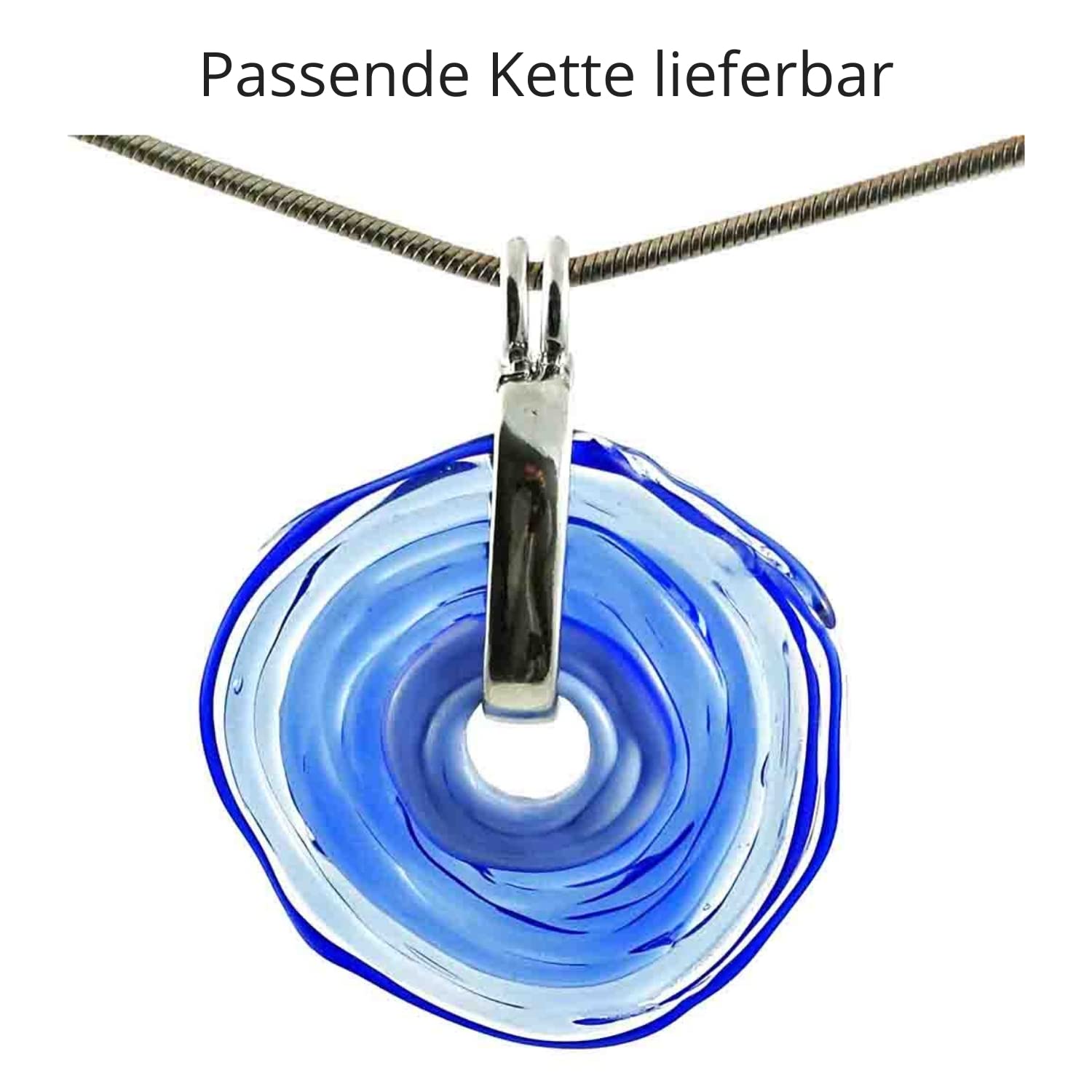 Edelstahl-Ring Set mit 3 Scheiben aus Murano-Glas/Wechsel-Ring/PASST IMMER/verstellbar/Personalisiertes Geschenk für sie zum Muttertag Hochzeit Jahrestag Geburtstag