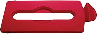 Commercial Slim Jim Paper Recycling Top, 16.5 X 8 X 0.5, Red