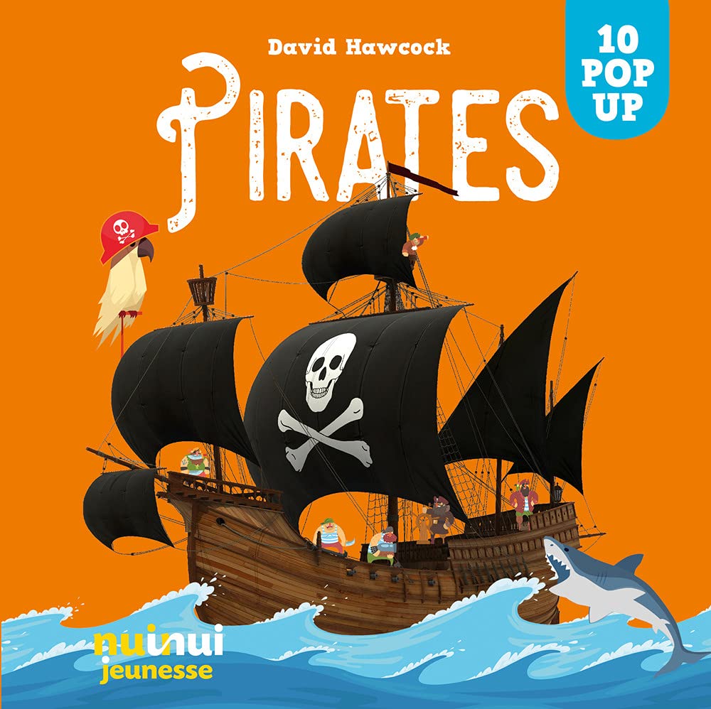 10 Pop Ups: Pirates by David Hawcock (Hardcover, 2021)