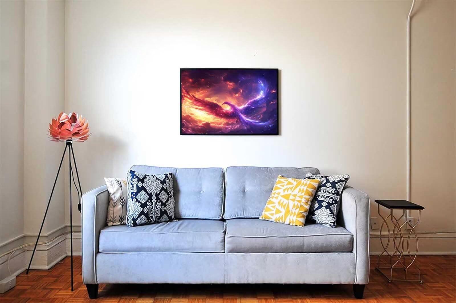Malowanie po numerach dla dorosłych Phoenix malowanie po marzycielskich numerach, DIY Paint by Numbers Hobby Kreatywni Dorośli, Malowanie według numerów zestawy pędzlami i farbami akrylowymi