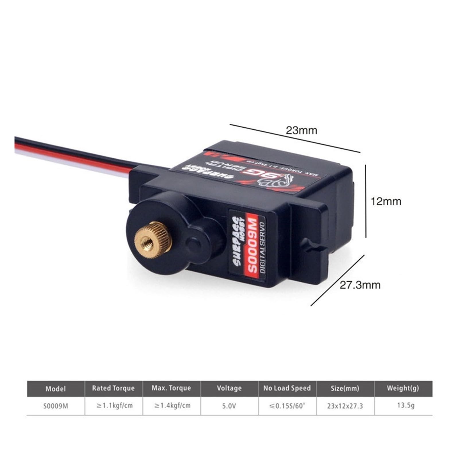 2/4 szt. kompatybilny cyfrowy mechanizm serwomechanizmu, kompatybilny z 9/17/25 g 6/9/15/20 kg metalowy mikroserwomechanizm, kompatybilny z robotem szybowcowym 1/8 1/10 RC (2 szt. S2000ML-20kg)