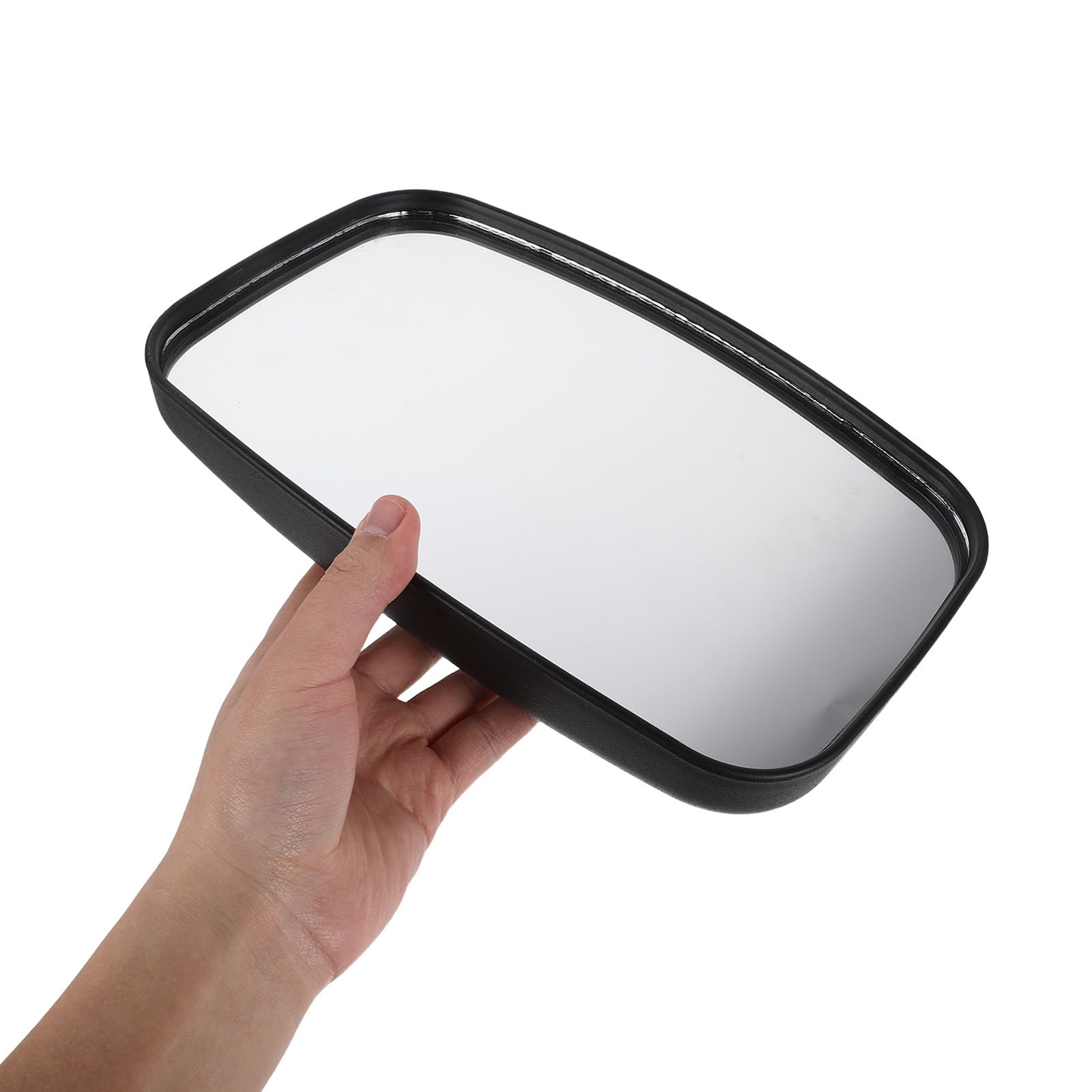 Espejo Retrovisor Interior para Excavadora y Tractor, Resistente al Desgaste Ángulo de Visión Amplio, Material Plástico y Vidrio, Seguridad en Reversa en Zonas de Construcción