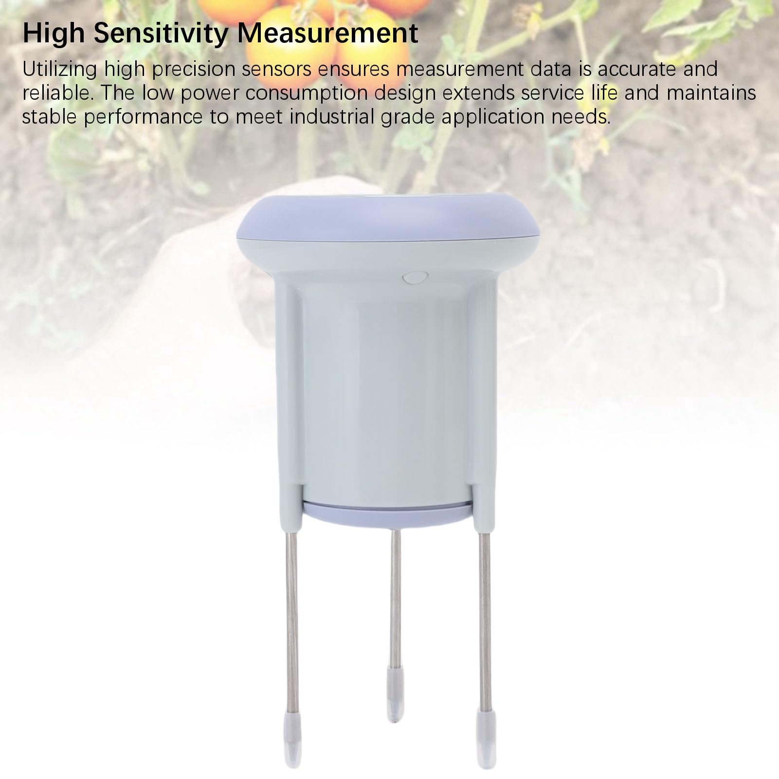 Haofy Sensor de Humedad de Temperatura del Suelo WiFi, Sensor de Humedad de Temperatura de Suelo Inteligente, Sensor de Suelo Inteligente WiFi, Monitoreo en Tiempo Real para Plantas,