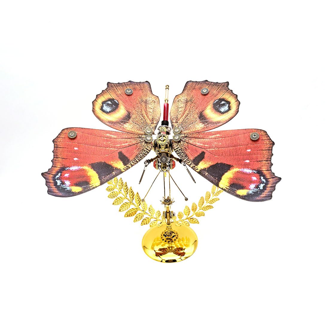 Kit puzzle 3D in metallo a forma di farfalla, montaggio fai da te SteamPunk meccanico insetto, regalo per gli appassionati di modelli di insetti (100+PCS)