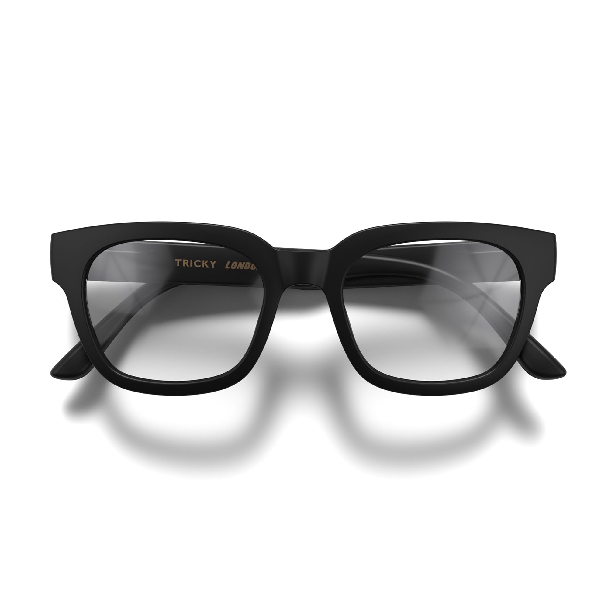 LONDON MOLE® Tricky reading glasses, Matt Black, 140 x 50 mm