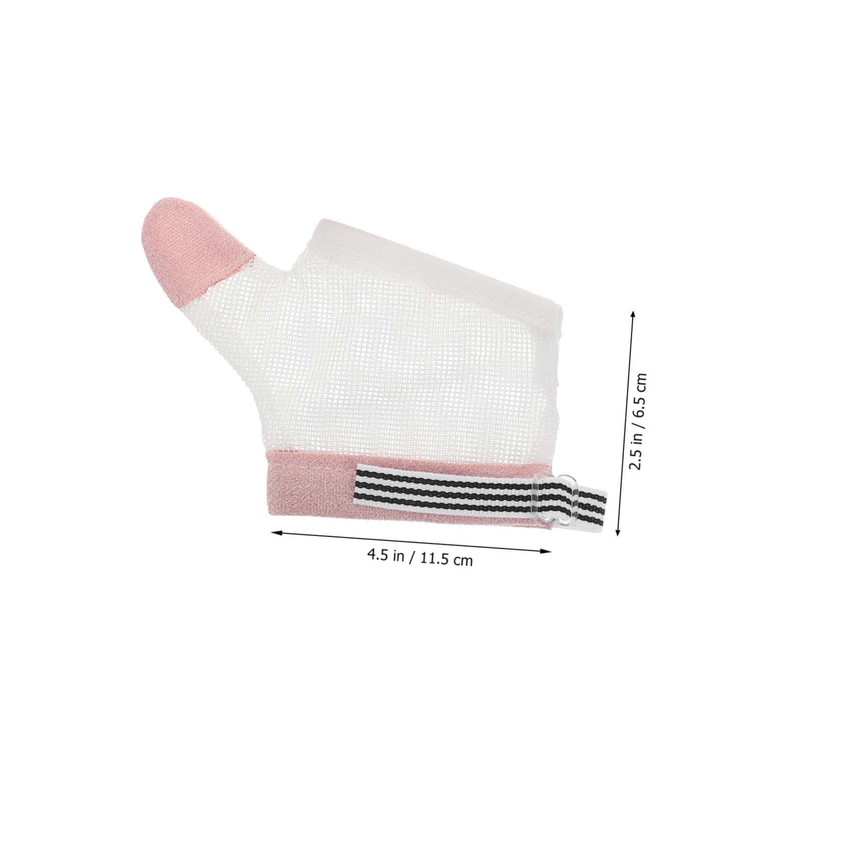 Babyhandschuhe gegen Fingerlutschen und Beißen 2 Paar Nylon Weiß | Babys und Kleinkinder, in 6-10kg, 9-15kg und 15-22, 5kg, zur Gewöhnung