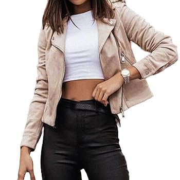 【KOOLOSET】Crop Suede Biker Jacket KOOLOSET】Crop Suede Biker Jacket