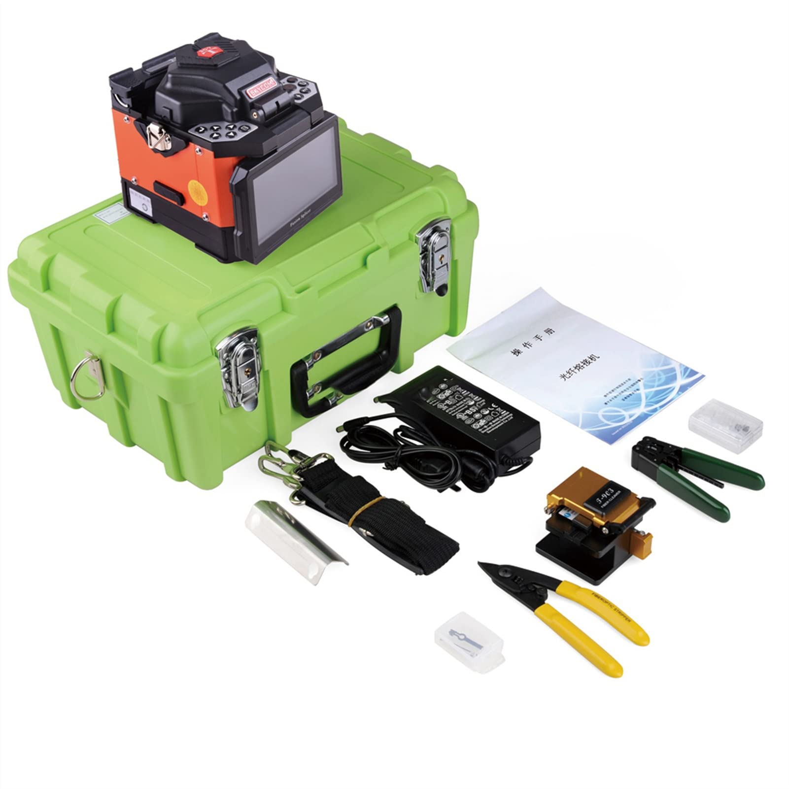 sklejarka, Wielojęzyczny T-307H. Wysoka precyzja cyfrowego Fusion Splicer Splicer Fiber Spliter T-307H