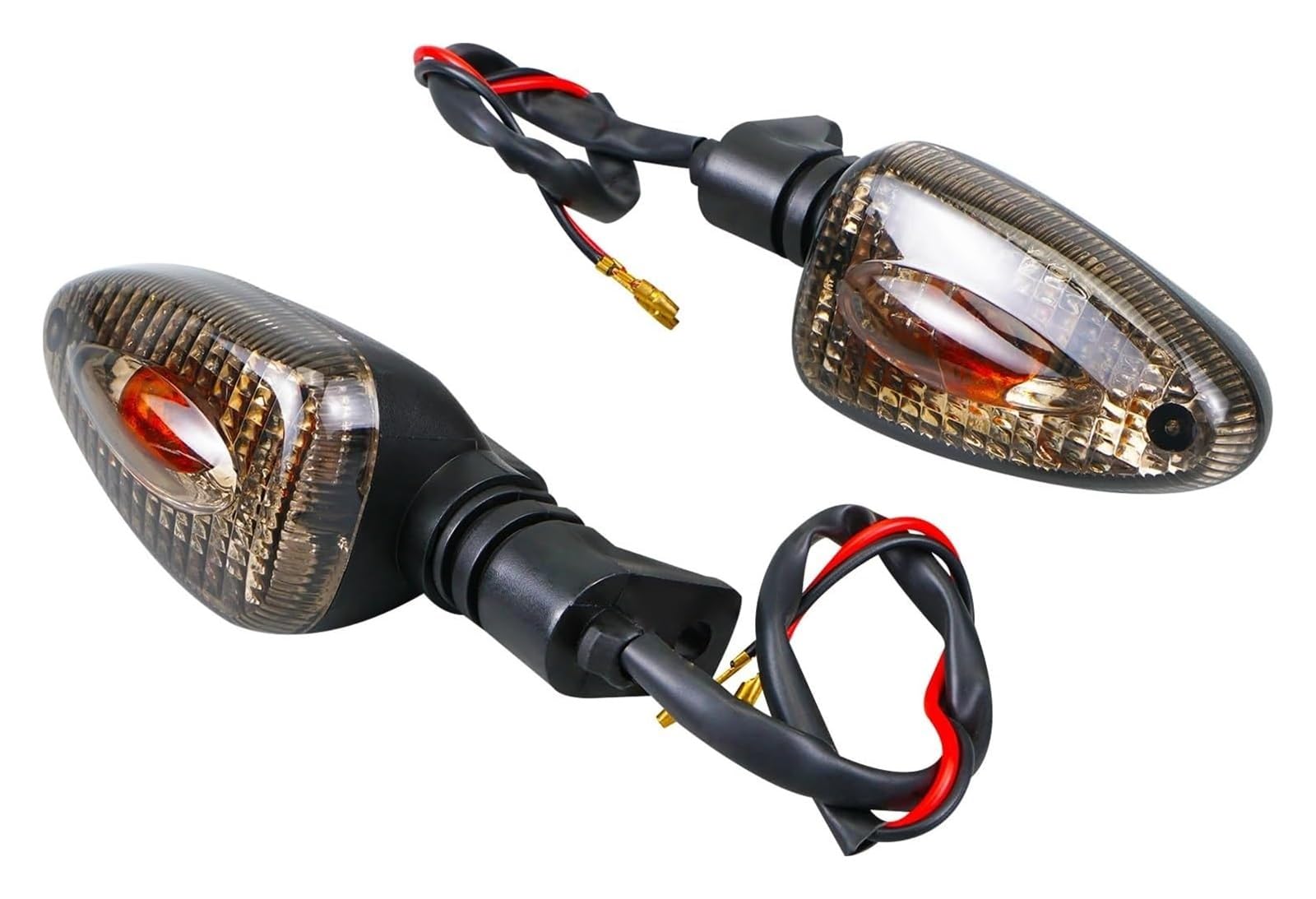 Indicatore Direzione Anteriore per K 1300R 2009-2014 per 1200S 2005-2008 Indicatore di Direzione per Motocicletta Luci Lampeggianti(Smoke)