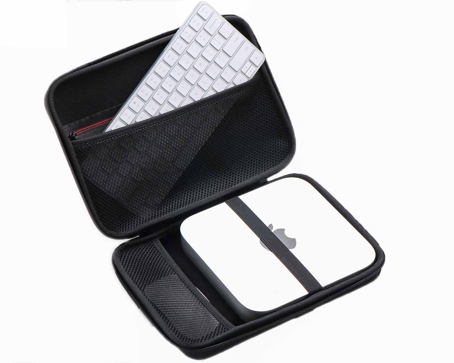 Hard Case Compatible with Apple Mac Mini M2 M1 Desktop Computer Electronics Organizer Fits for Apple Magic Keyboard