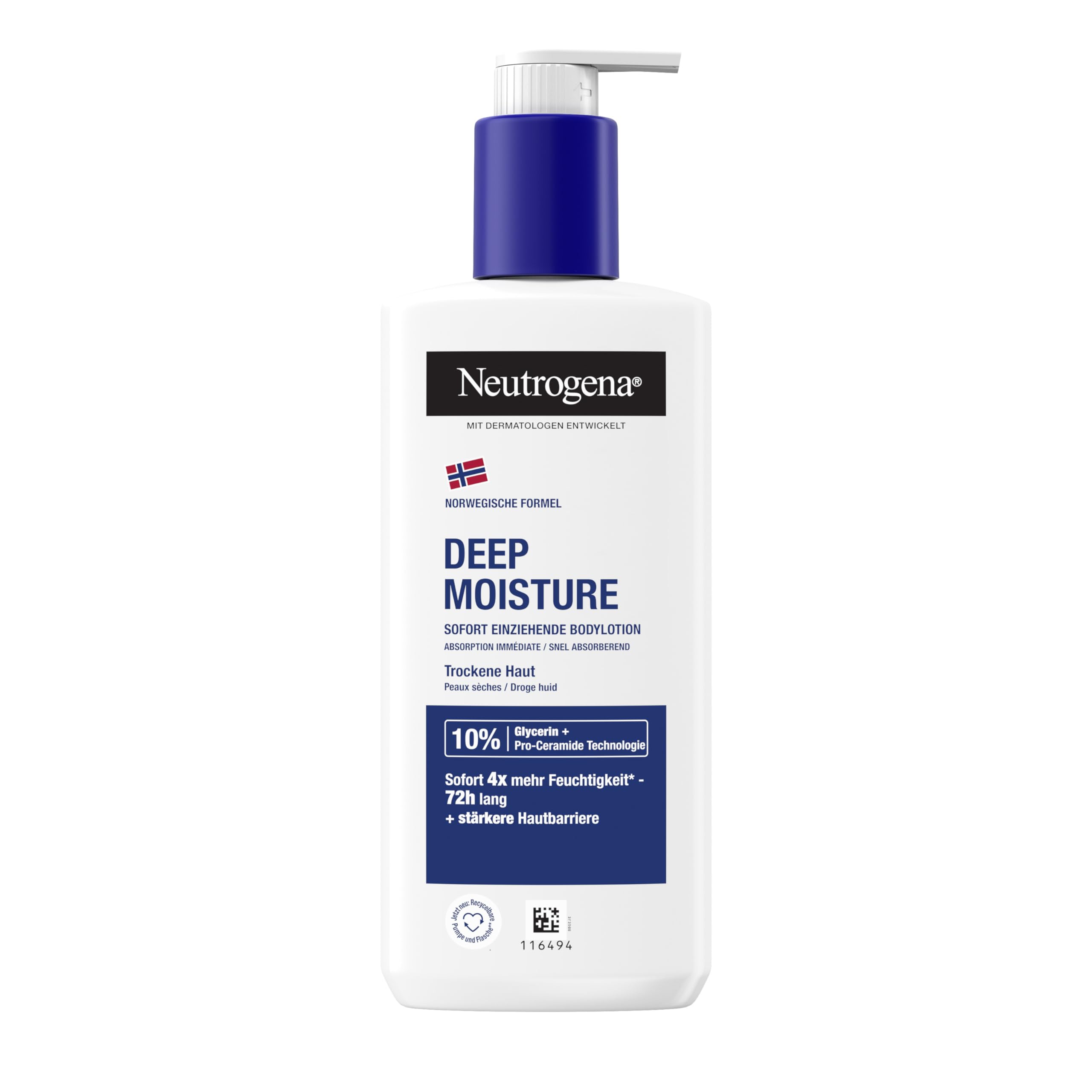 Neutrogena Deep Moisture Body Lotion for Dry Skin 250 ml