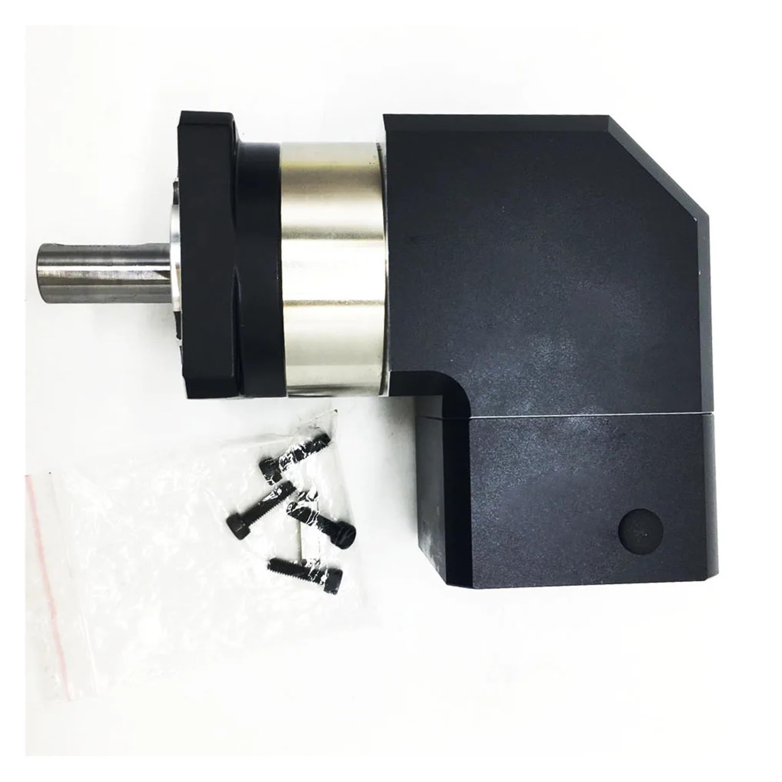 Riduttore epicicloidale ad angolo retto di 90 gradi alta precisione da 10 arcmin, ingresso 24 mm, riduttore 3~100:1, servomotore 110 a 130, 1~3 kW(Ratio 7,24mm input)