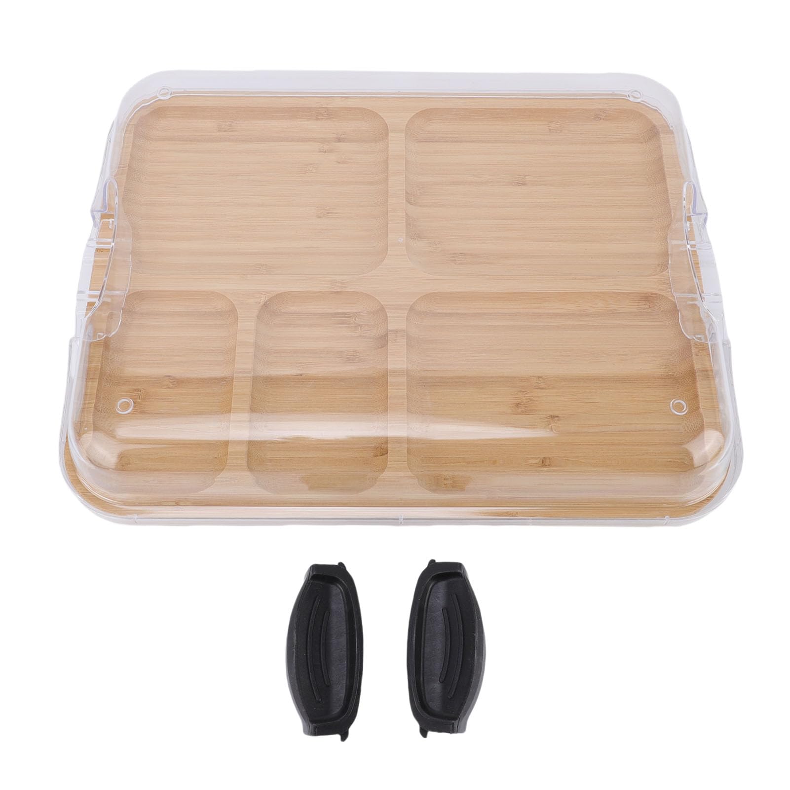 Tabla de Embutidos de Queso de Madera con Tapa, Elegante Set de Regalo para Picnics Amantes del Queso